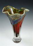 DBR Glassworks Original Artist Hand Crafted Vase