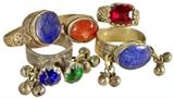 Collection of Ancient Rare Lapis Lazuli Rings