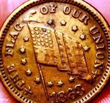 Very Desirable Early 1860's Civil War Token