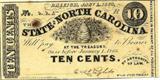 1863 State of NC EF Civil War Currency