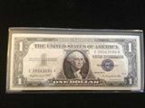 Very Rare 1957 A Blue Seal $1 Silver Certificate