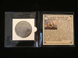 Authentic El Cazador Silver Treasure Coin w/COA