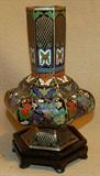 Beautifully Designed, Rare Octagonal Cloisonne Vase
