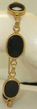 Black Onyx Gold Bracelet