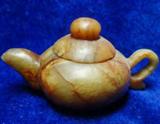 Remarkable Old Solid Jade Teapot