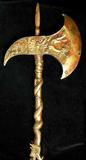 Extremely Old, Heavy, Chinese Brass DragonAxe