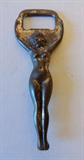 Vintage Solid Brass Nude Lady Bottle Opener