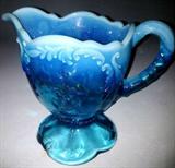 Vintage Blue Opalescence Pitcher