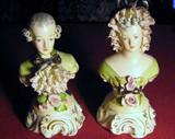 "Antique/Vintage Cordey Figurines w/Dresden 1/2"" Lace/ Numbered
 "