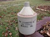 Early Red Wing Salt Glaze Cone Top 1 Gallon Advertising Jug