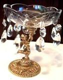 Immaculate Condition "Hollywood Regency" Style Crystal Candy Dish