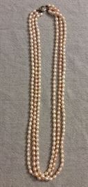MVT021 Vintage Pearl Necklace 
