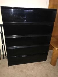 Black chest of drawers (2 available)