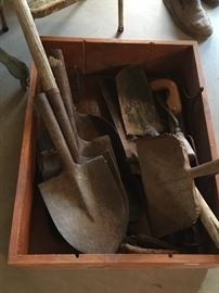 Various vintage tools