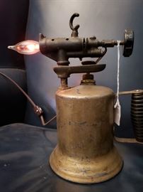 Vintage torch light fixture