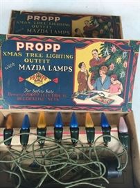 Vintage Christmas lights