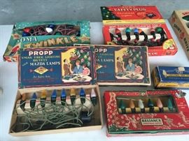 Vintage Christmas lights