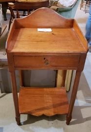 Antique table - made with square nails