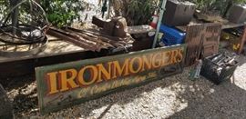 Irish hardware store sign