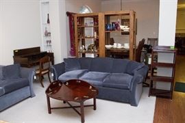 Butlers Table.  (17"g w/sides down/22"h  w/sides up, 30"w x 20"d):  $120.00. 