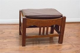 Gustav Stickley Style Arts & Crafts Era Stool:  $195.00