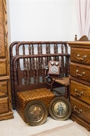 Twin Jenny Lend Bed Frames: 2 available. Head, Footboard and Rails: $150.00 ea.