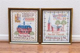 Cross Stitch Williamsburg Capital:  $45.00. Cross Stitch Williamsburg Parish Church:  $45.00