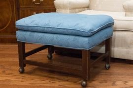 Blue Ottoman:  $45.00
