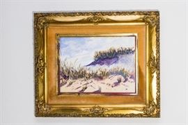 Gouache Seaside Dunes:  $90.00