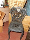 Cast iron child's chair