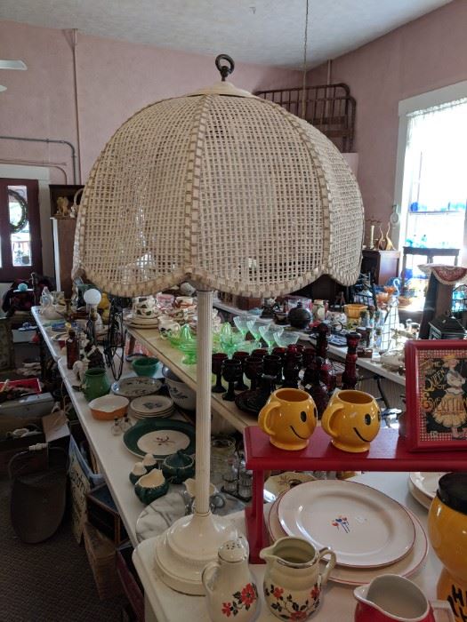 Tall, vintage table lamp