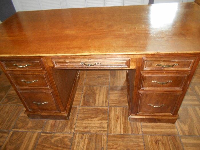 Large handcrafted desk