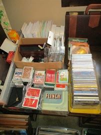 ENVELOPES, PLAYING CARDS, CD’S