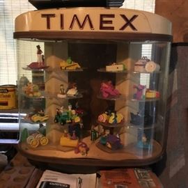 MCDONALDS TOYS, TIMEX DISPLAY CASE
