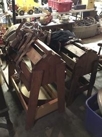 SADDLE HORSES, BRIDLES