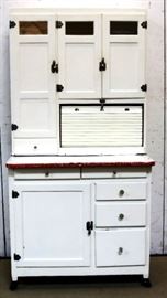 Great vintage painted Hoosier cabinet