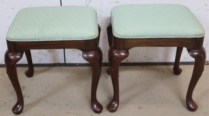 Queen Anne stools by Harden
