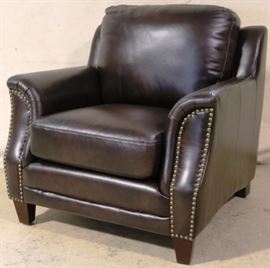 Leather Italia arm chair