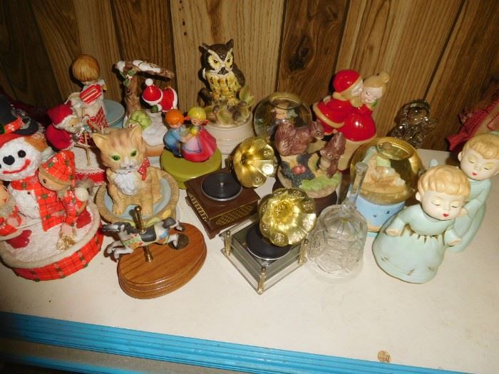 Collection of musical figurines