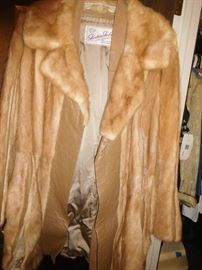 One of several vintage coats
