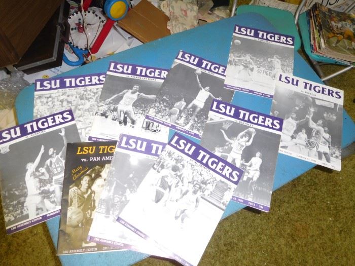 Vintage LSU basketball programs