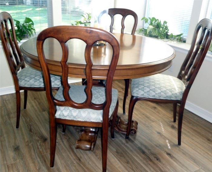 Made in Italy: Table and six chairs  $450.00
