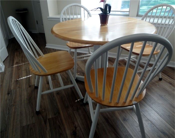 Breakfast Table, with 4 Chairs $150.00
