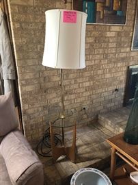 Cool Mid Century lamp table
