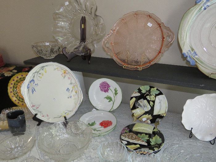 Depression glass, stoneware, Priscilla, Crystal, Limoges and more