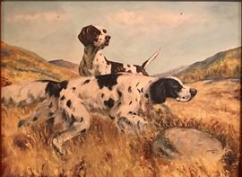 an original painting by Oscar Diehl.