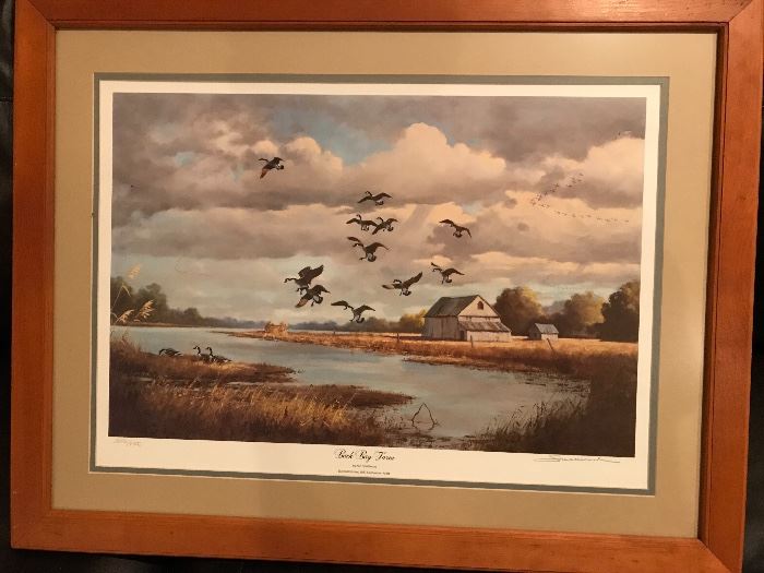 Another signed birds in flight print