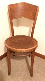 Vintage and sturdy oak chair