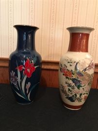 The house has many decorative accessories- including vases with several decorative themes