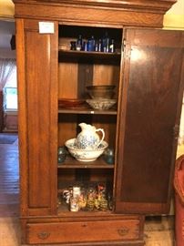 Pretty tall wooden cabinet